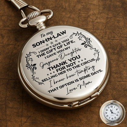 To My Son-In-Law, Thank You For Not Selling Her To The Circus