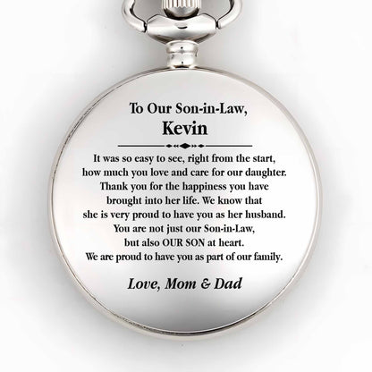 To Our Son-In-Law, Proud To Have You