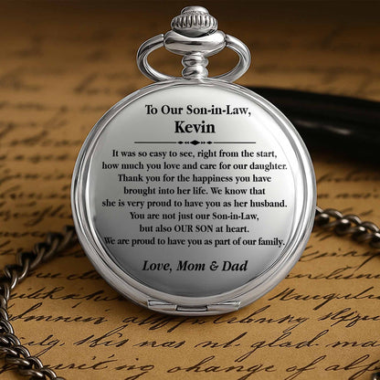 To Our Son-In-Law, Proud To Have You