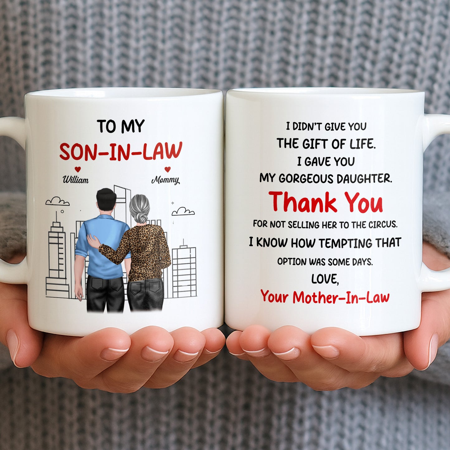 Thank You Son-In-Law For Not Selling My Daughter