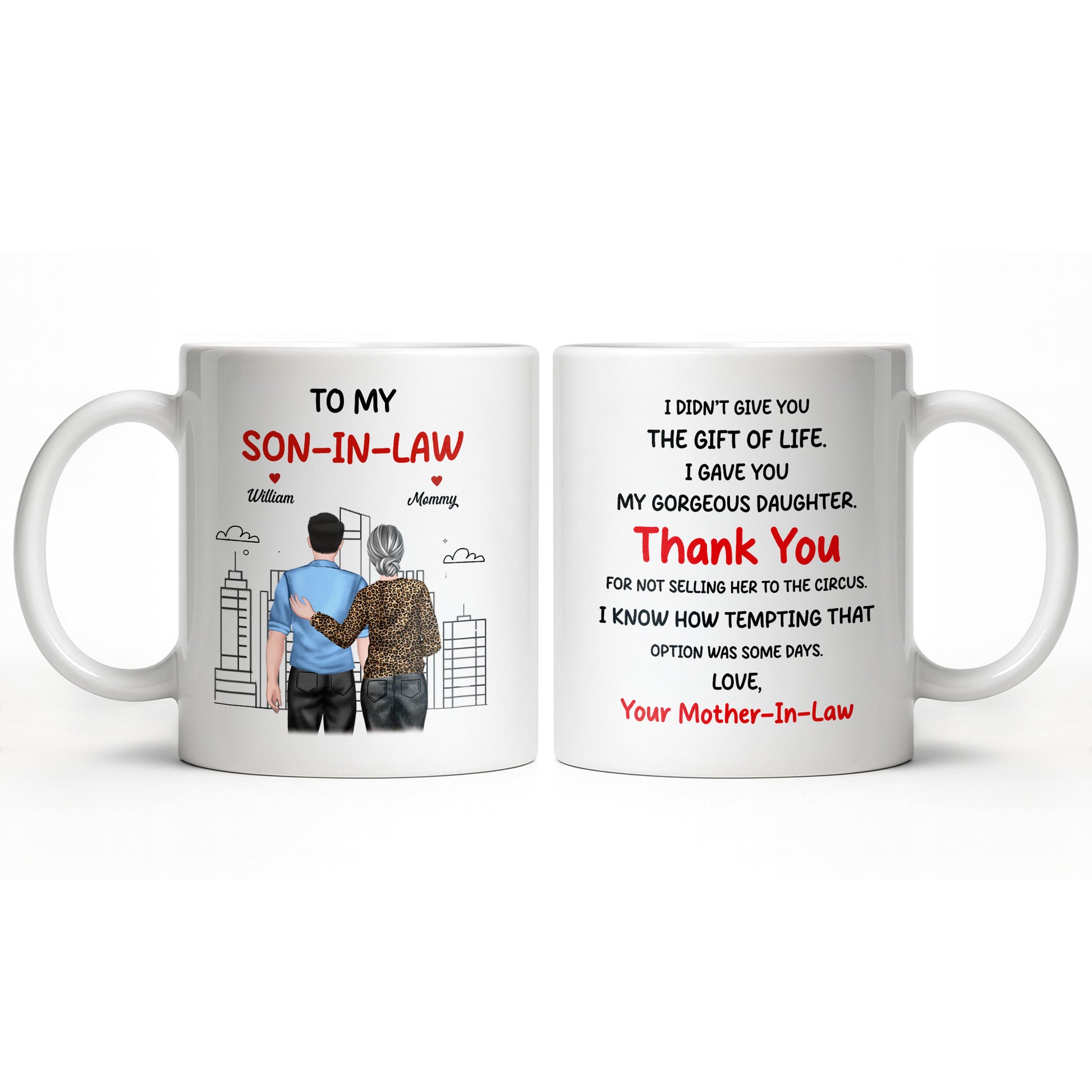 Thank You Son-In-Law For Not Selling My Daughter