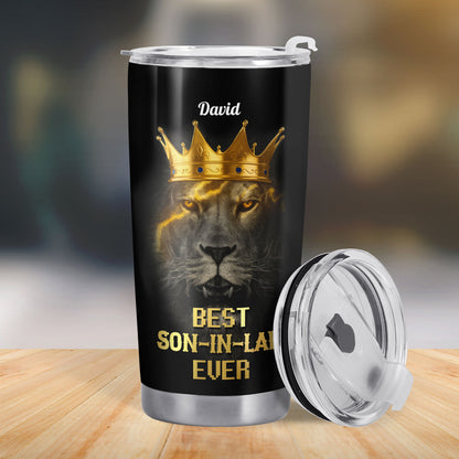 To My Dear Son-In-Law, Lion With Crown Design