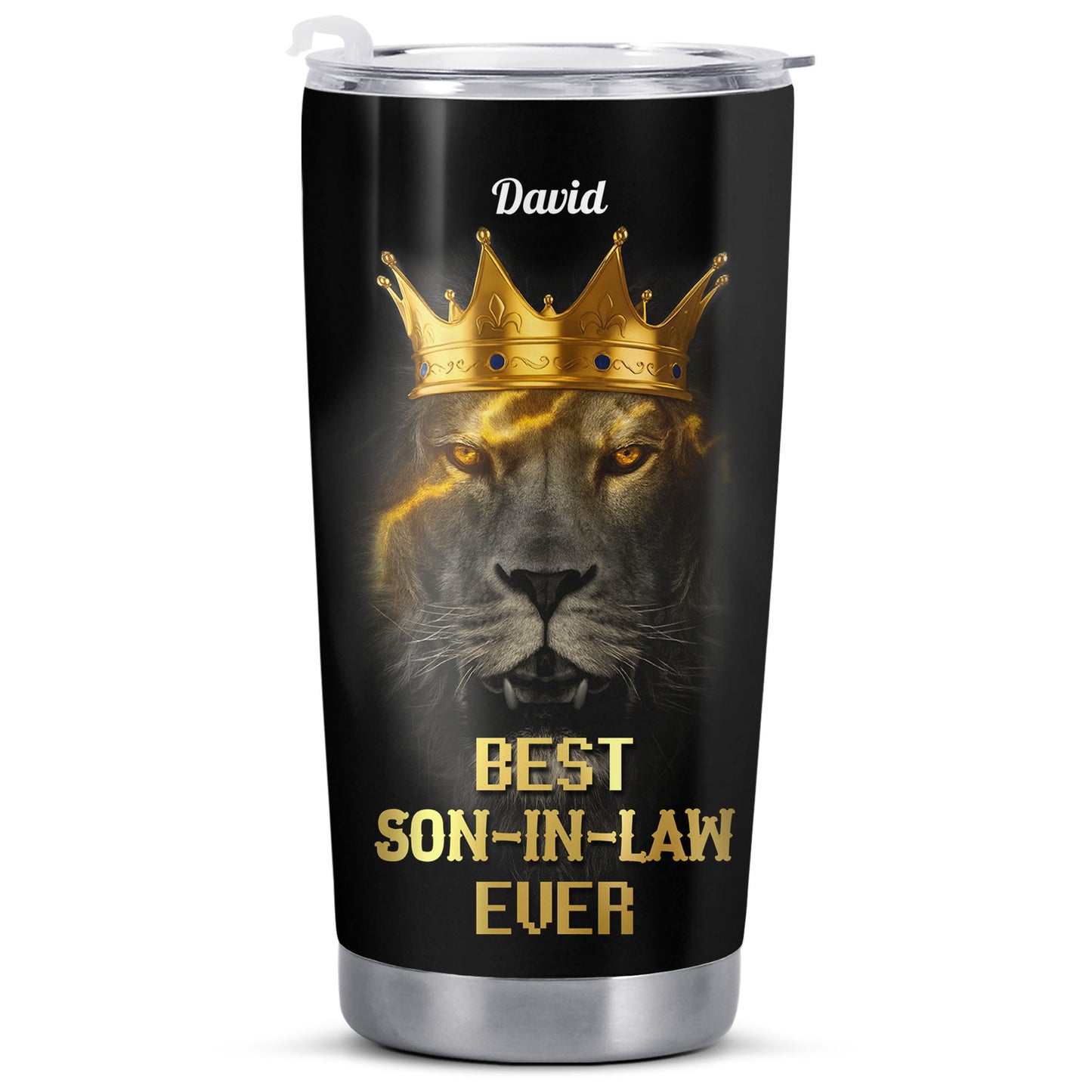 To My Dear Son-In-Law, Lion With Crown Design
