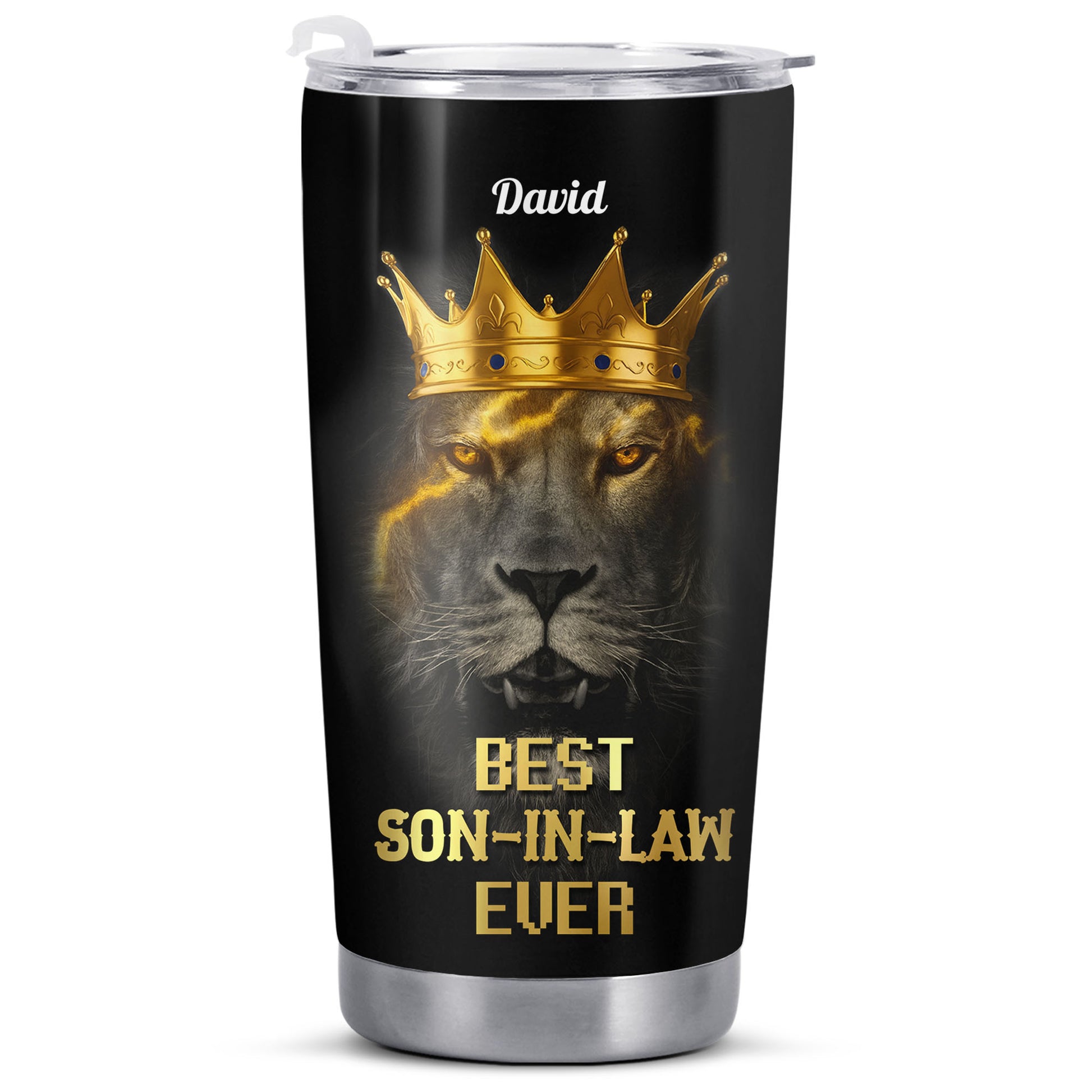 To My Dear Son-In-Law, Lion With Crown Design