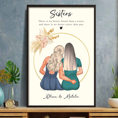 To My Sister, There Is No Better Friend, Featuring Two Women