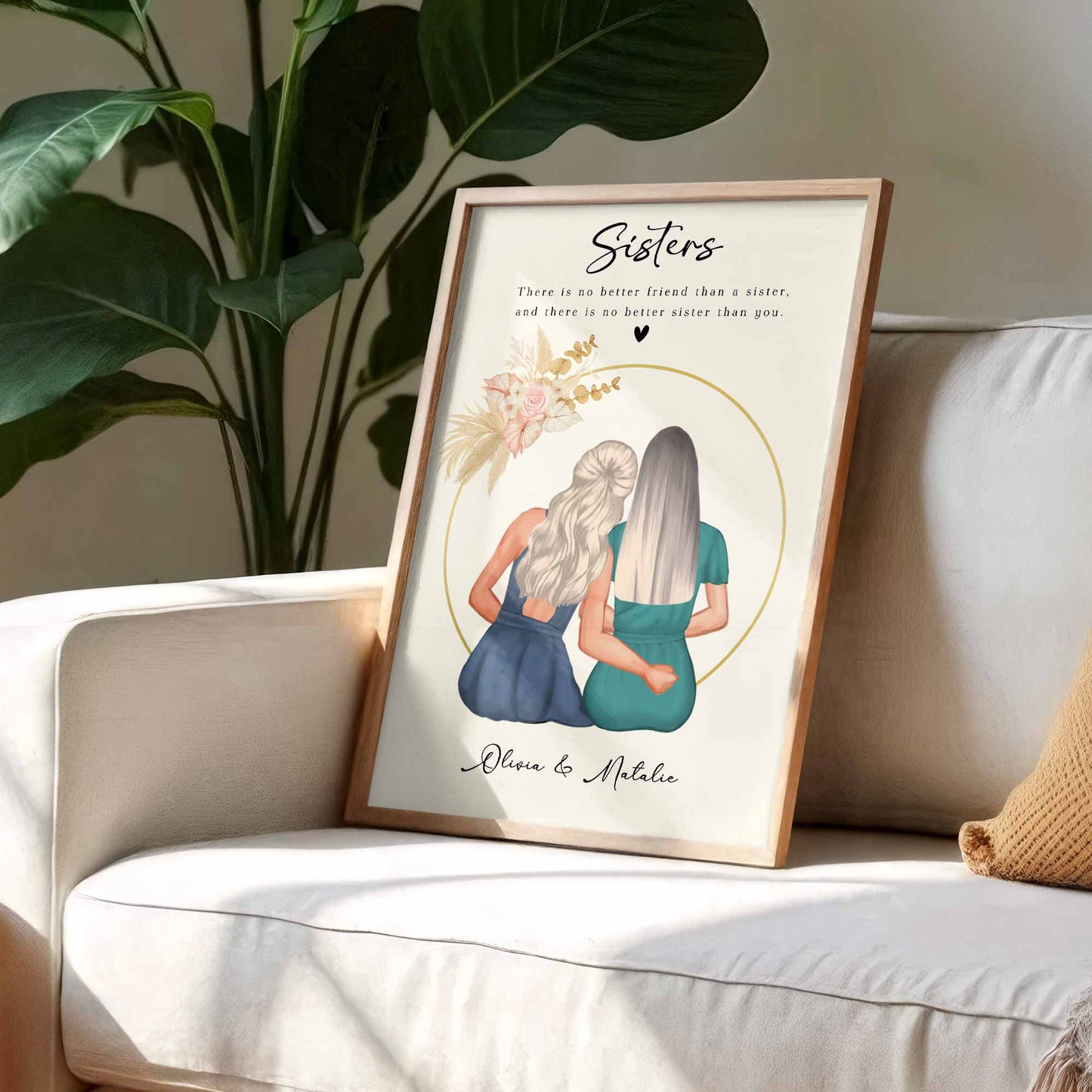 To My Sister, There Is No Better Friend, Featuring Two Women