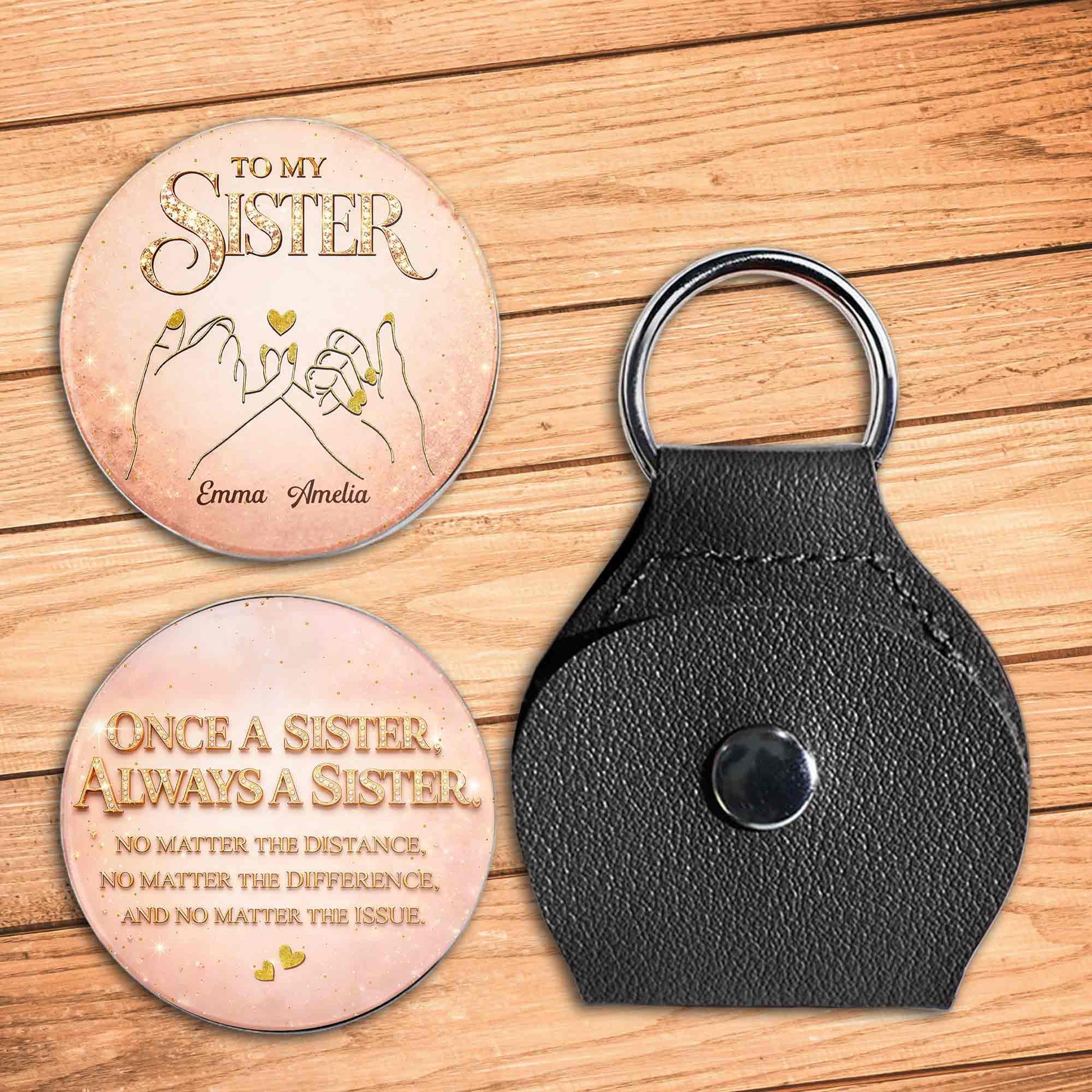 To My Sister Once A Sister Always A Sister Pinky Swear Hands