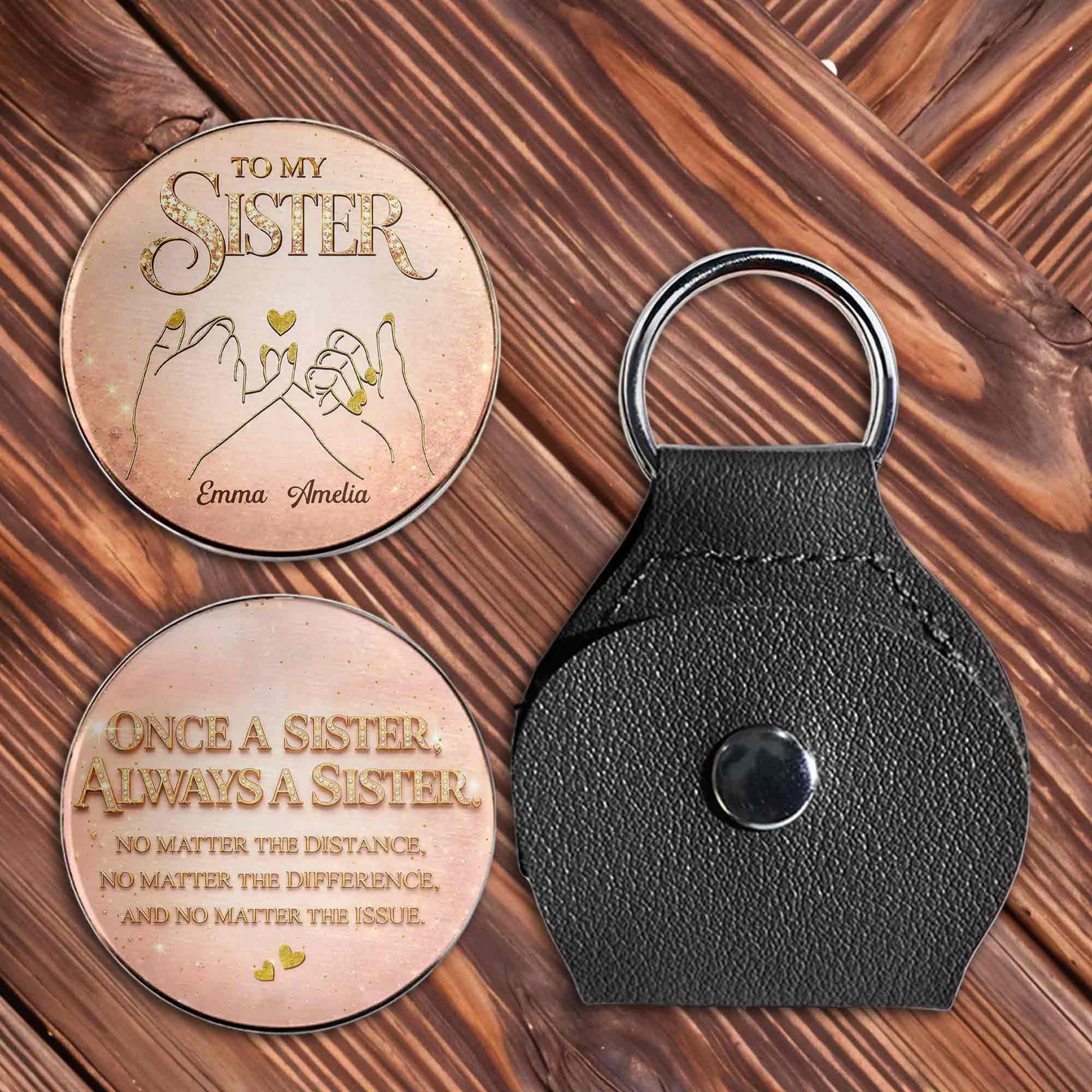 To My Sister Once A Sister Always A Sister Pinky Swear Hands