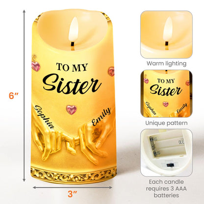 To My Sister Once A Sister Pinky Promise Hands And Hearts