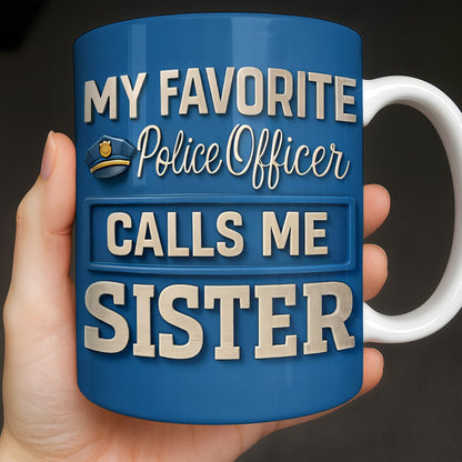 Protecting And Serving With Pride Every Day Police Uniform With Handcuffs And Radio