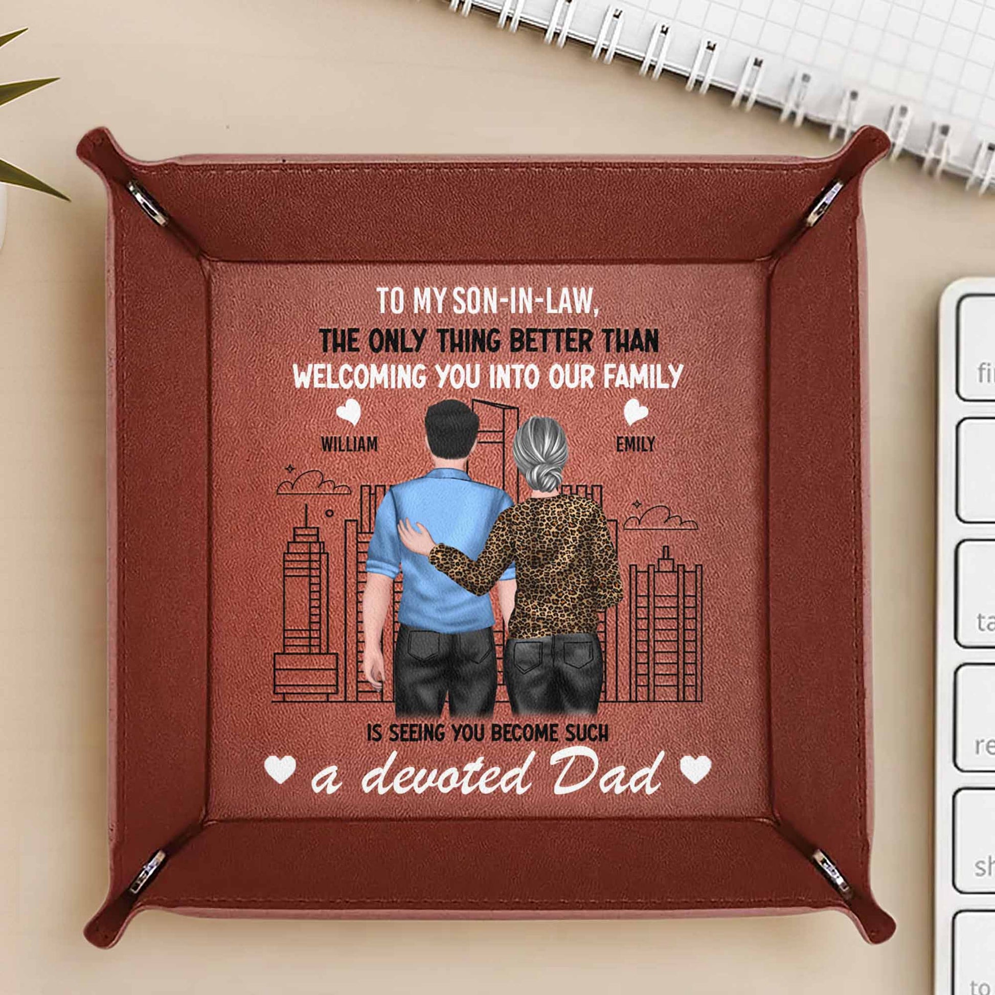 To My Son-In-Law, The Only Thing Better Than Welcoming You Into Our Family, Cityscape and Couple