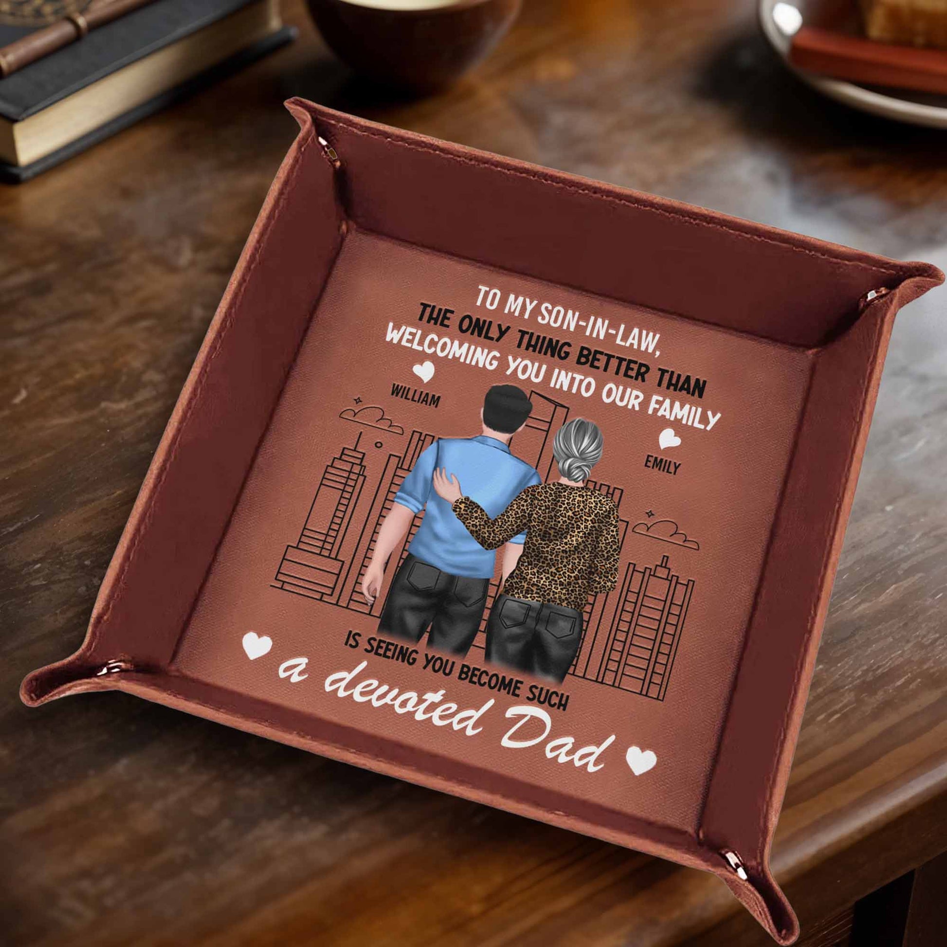 To My Son-In-Law, The Only Thing Better Than Welcoming You Into Our Family, Cityscape and Couple