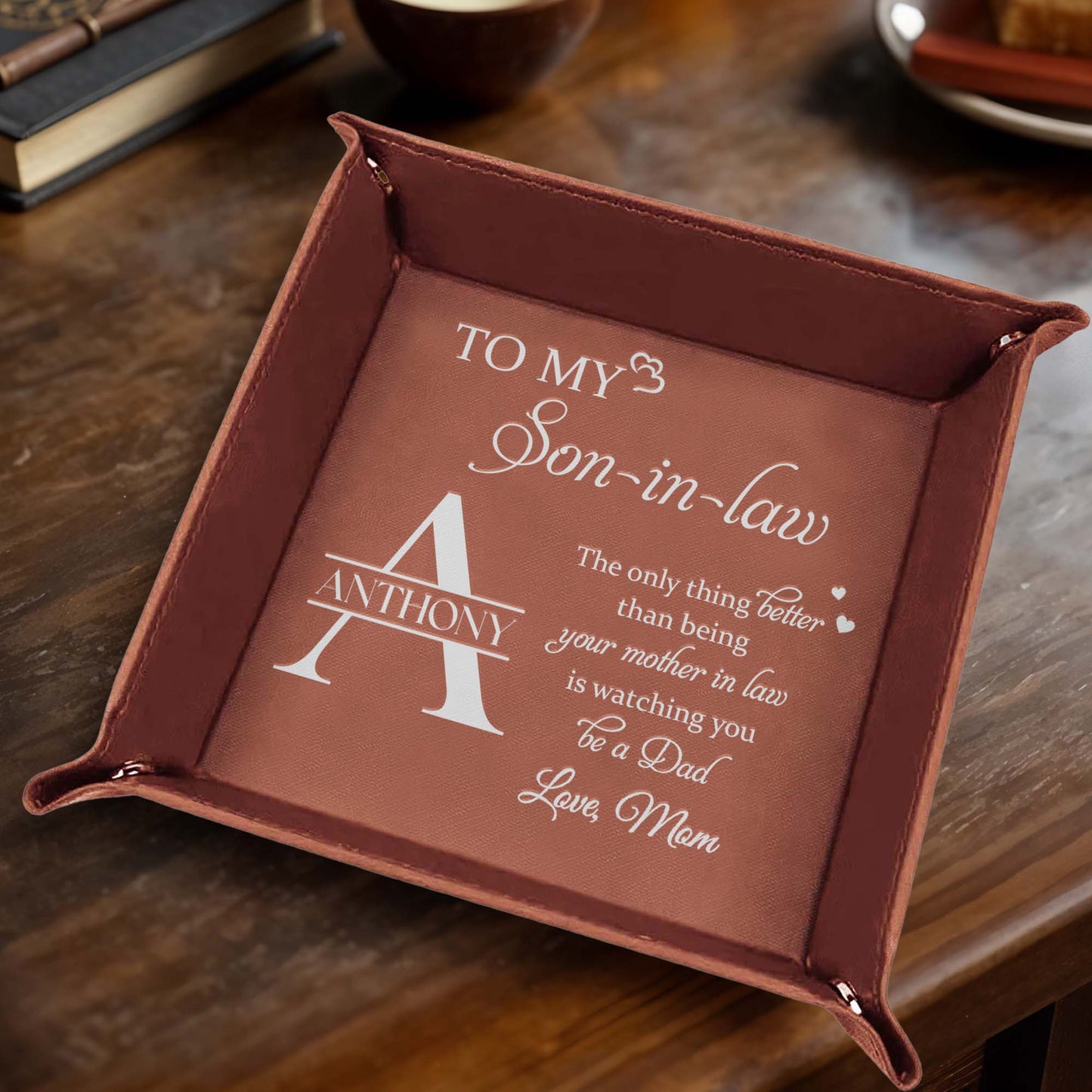 To My Son-in-law, The only thing better than being your mother in law is watching you be a Dad, Hearts