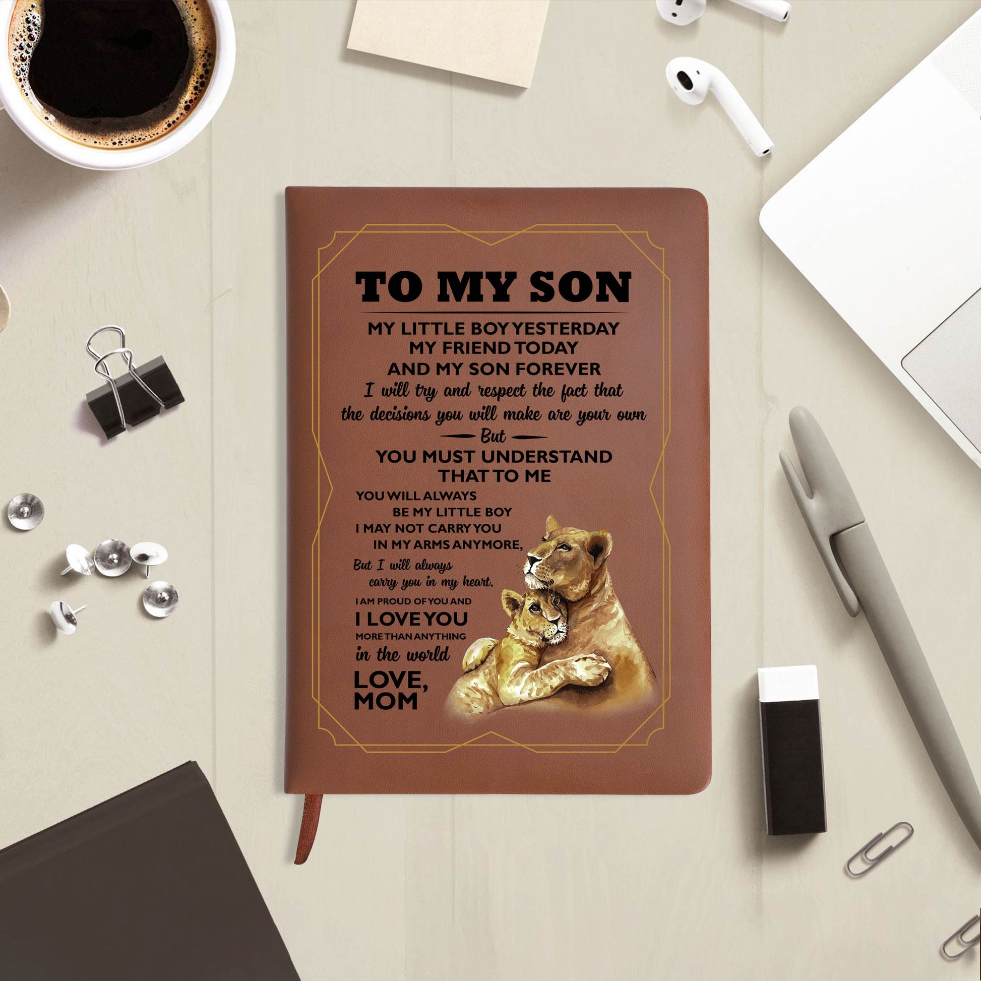 To My Son You Are My Sunshine, Mother and Lion Cub