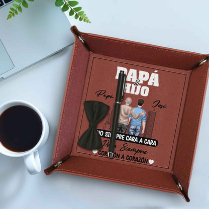 Papá & Hijo Jose, No Siempre Cara A Cara Pero Siempre Corazón A Corazón, Father and Son and Cityscape