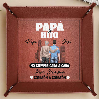 Papá & Hijo Jose, No Siempre Cara A Cara Pero Siempre Corazón A Corazón, Father and Son and Cityscape