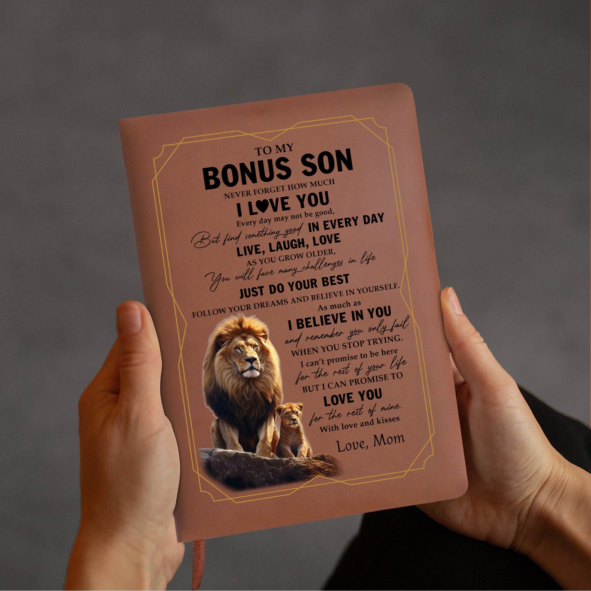 Lion Wisdom and Love Bonus Son Keepsake