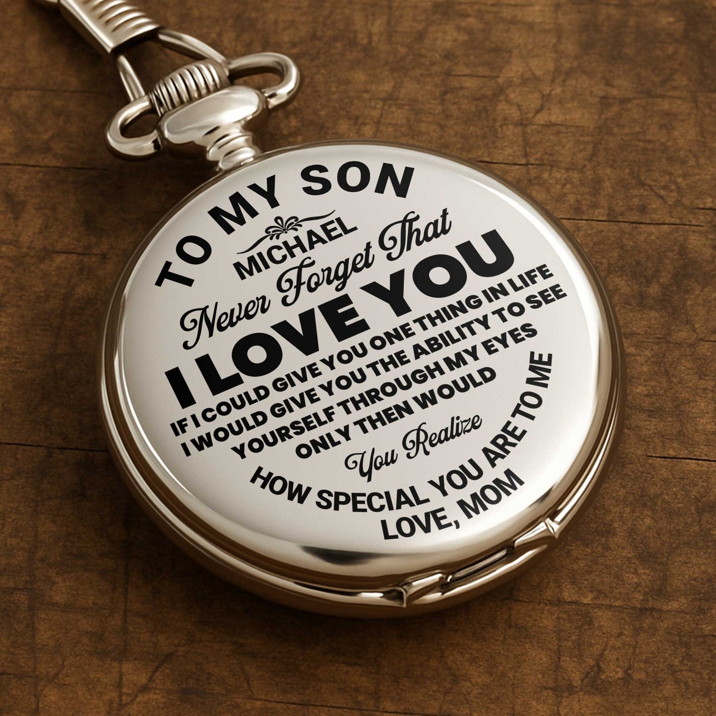 To My Son, Never Forget That, I Love You