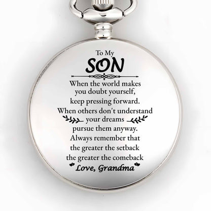 To My Son, Keep Pressing Forward