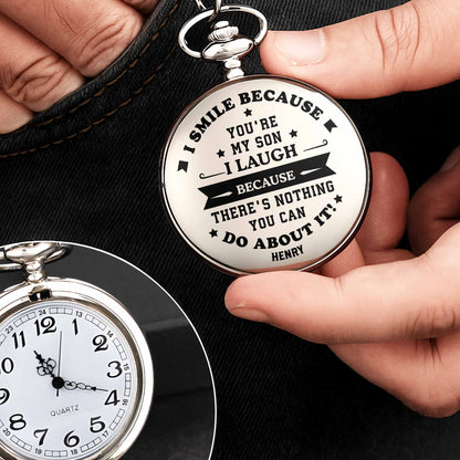 I Smile Because You're My Son, Personalized Watch