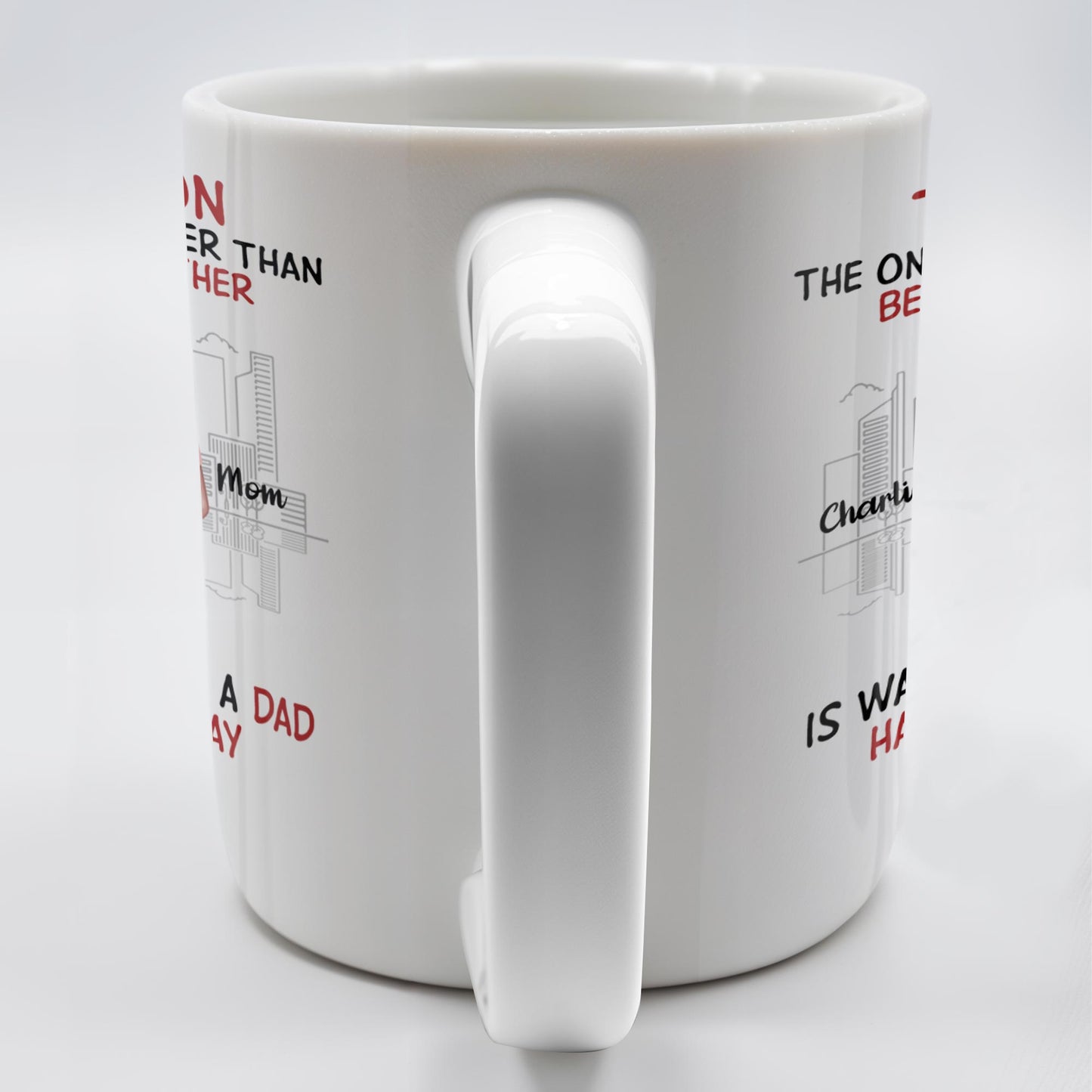 To My Son The Only Thing Better Than Being Your Mother, Family And City Skyline