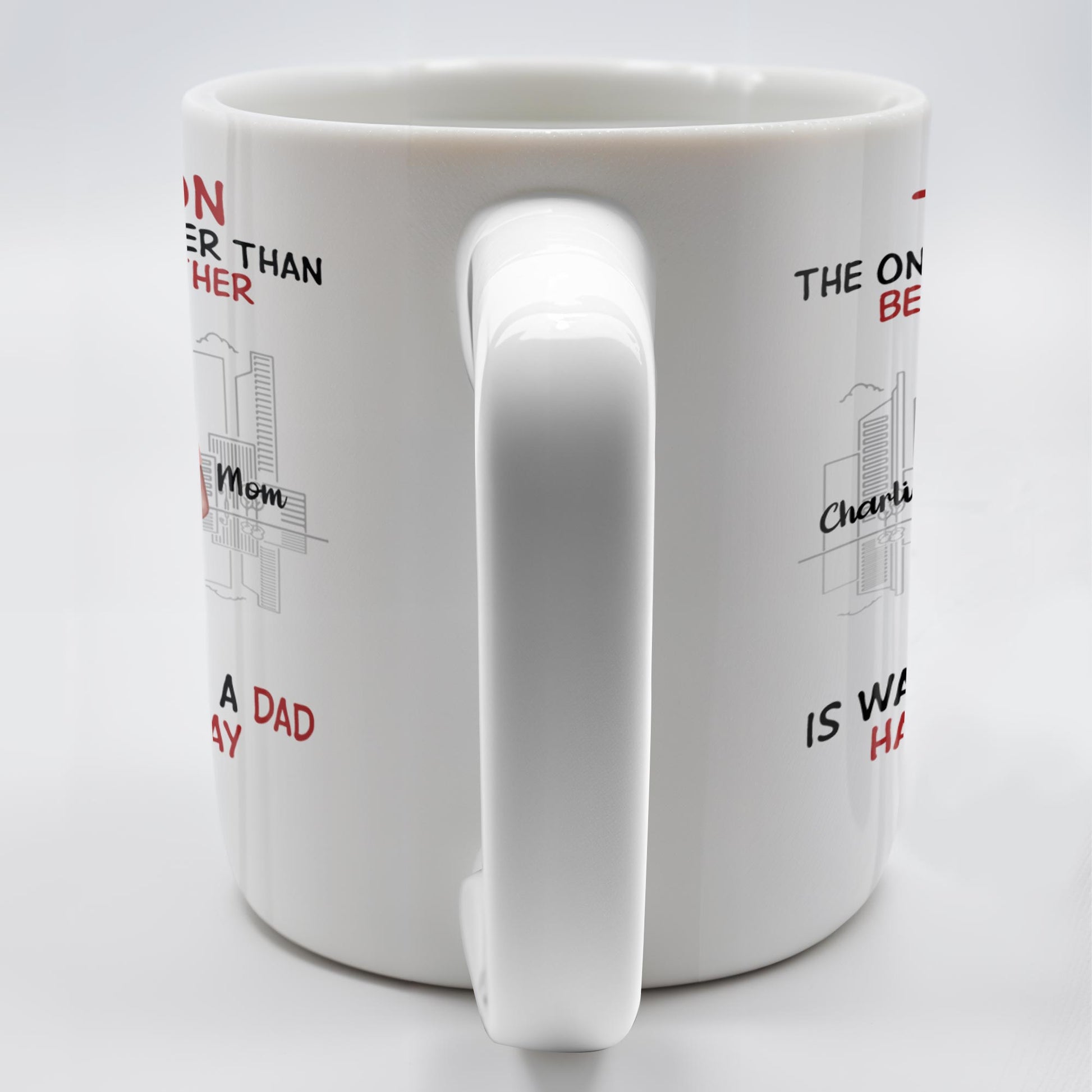 To My Son The Only Thing Better Than Being Your Mother, Family And City Skyline