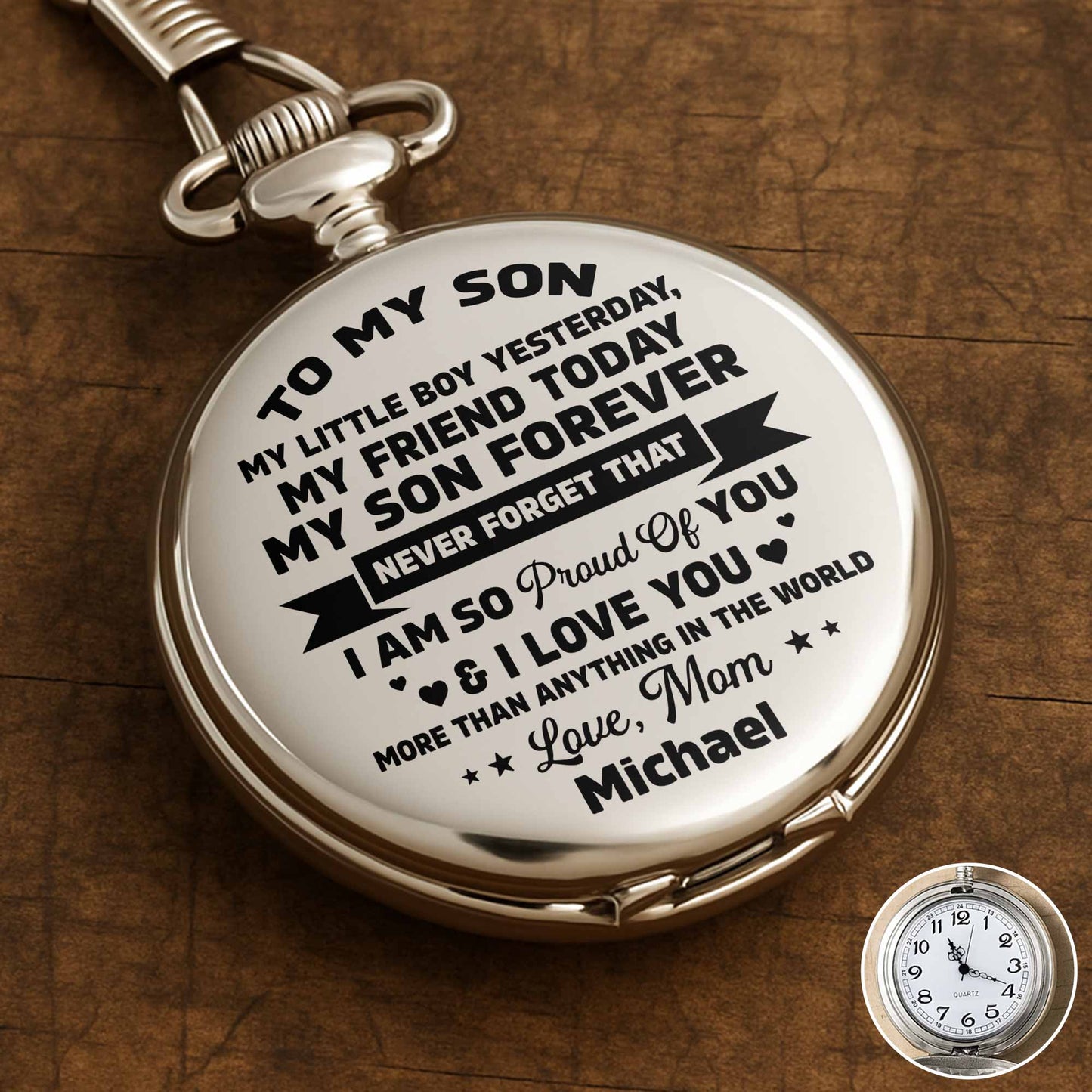 To My Son, My Friend Today, Heart Symbols And Stars