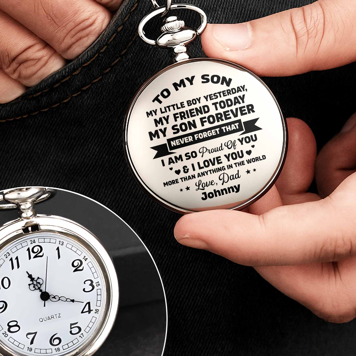 To My Son, My Friend Today, Heart Symbols And Stars