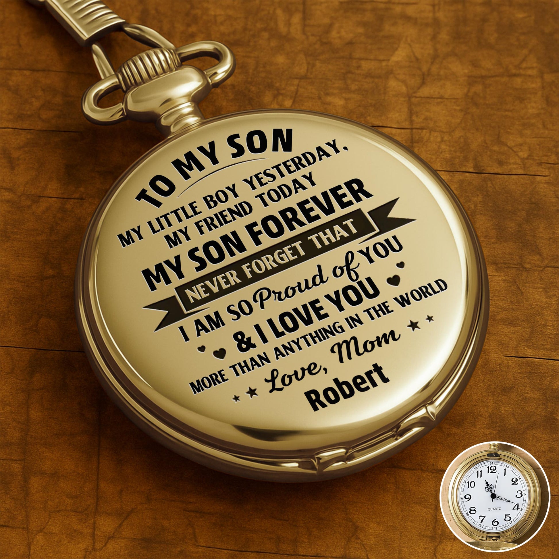 To My Son, My Little Boy Yesterday, Pocket Watch