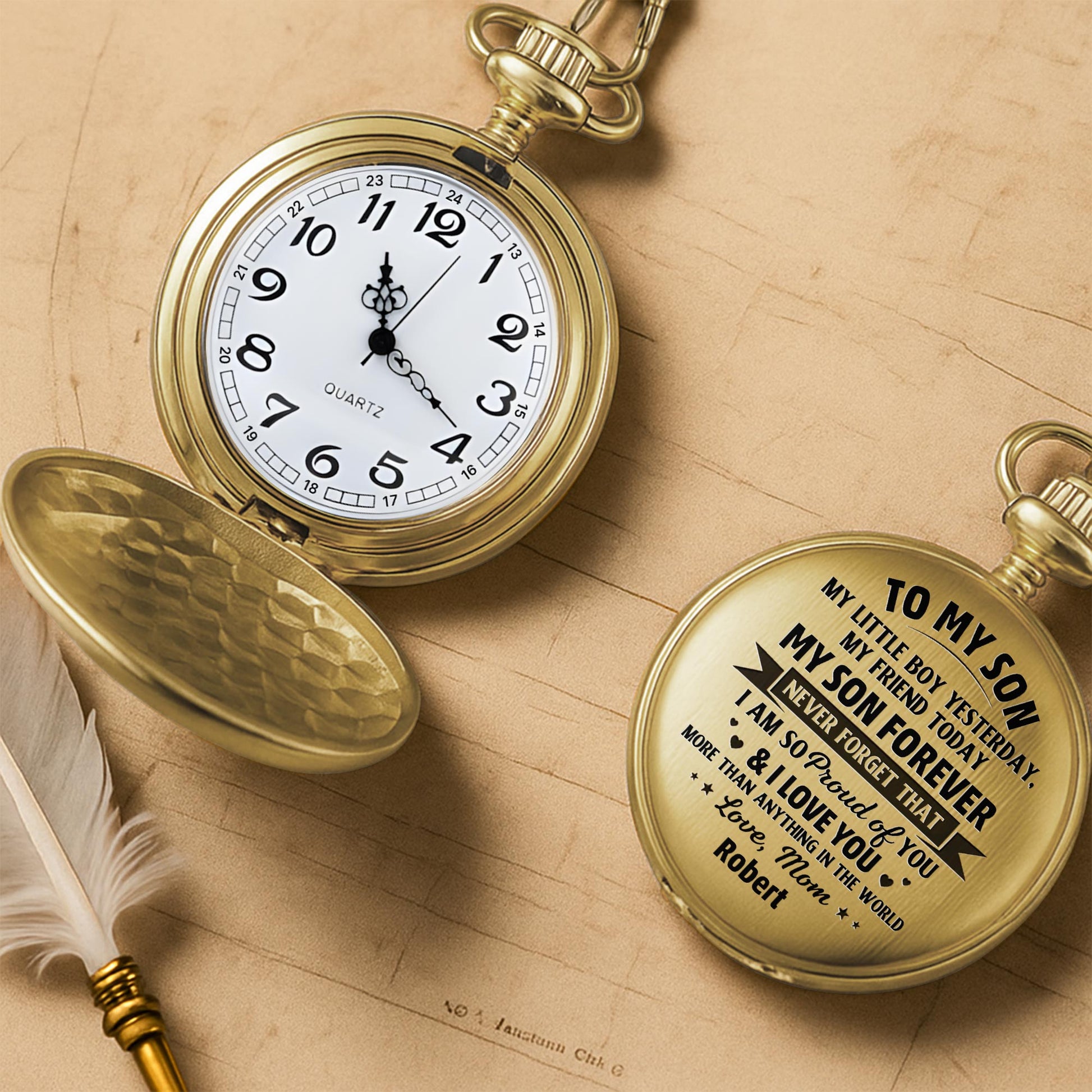 To My Son, My Little Boy Yesterday, Pocket Watch