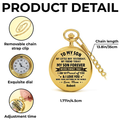 To My Son, My Little Boy Yesterday, Pocket Watch