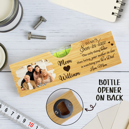 To My Son-in-Law, The Only Thing Better Than Being Your Mother-in-Law, Heart and Photo Frame