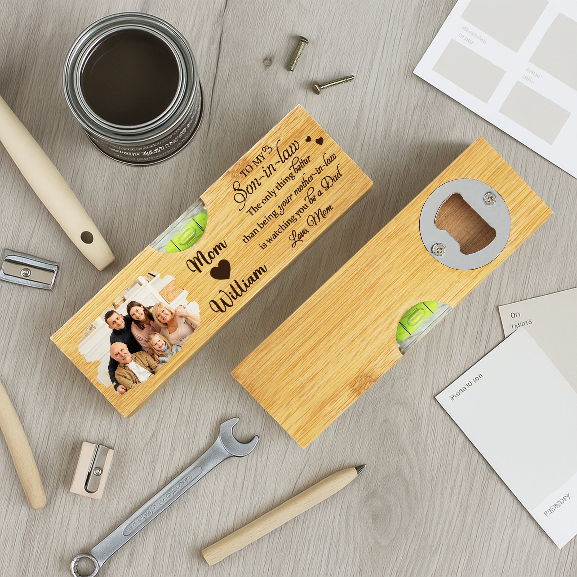 To My Son-in-Law, The Only Thing Better Than Being Your Mother-in-Law, Heart and Photo Frame