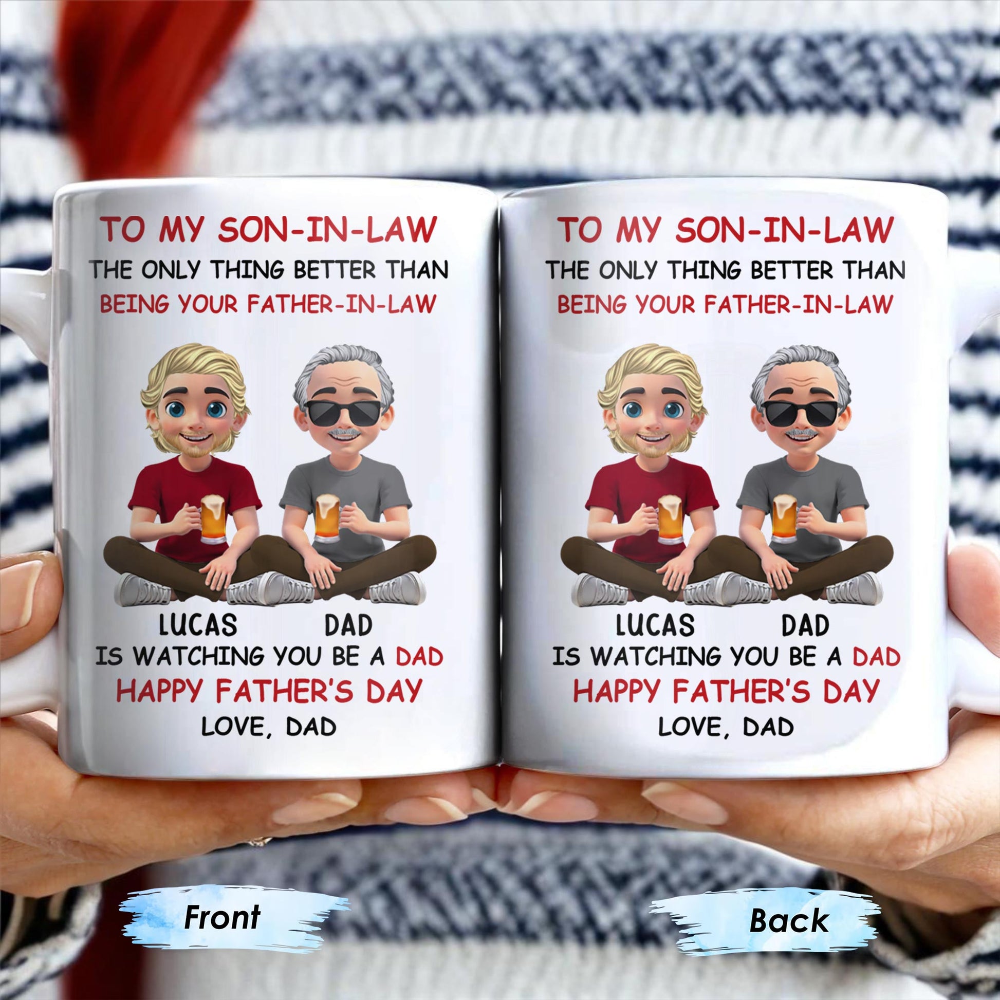 To My Son-In-Law, The Only Thing Better Than Being Your Father-In-Law, Cartoon Characters