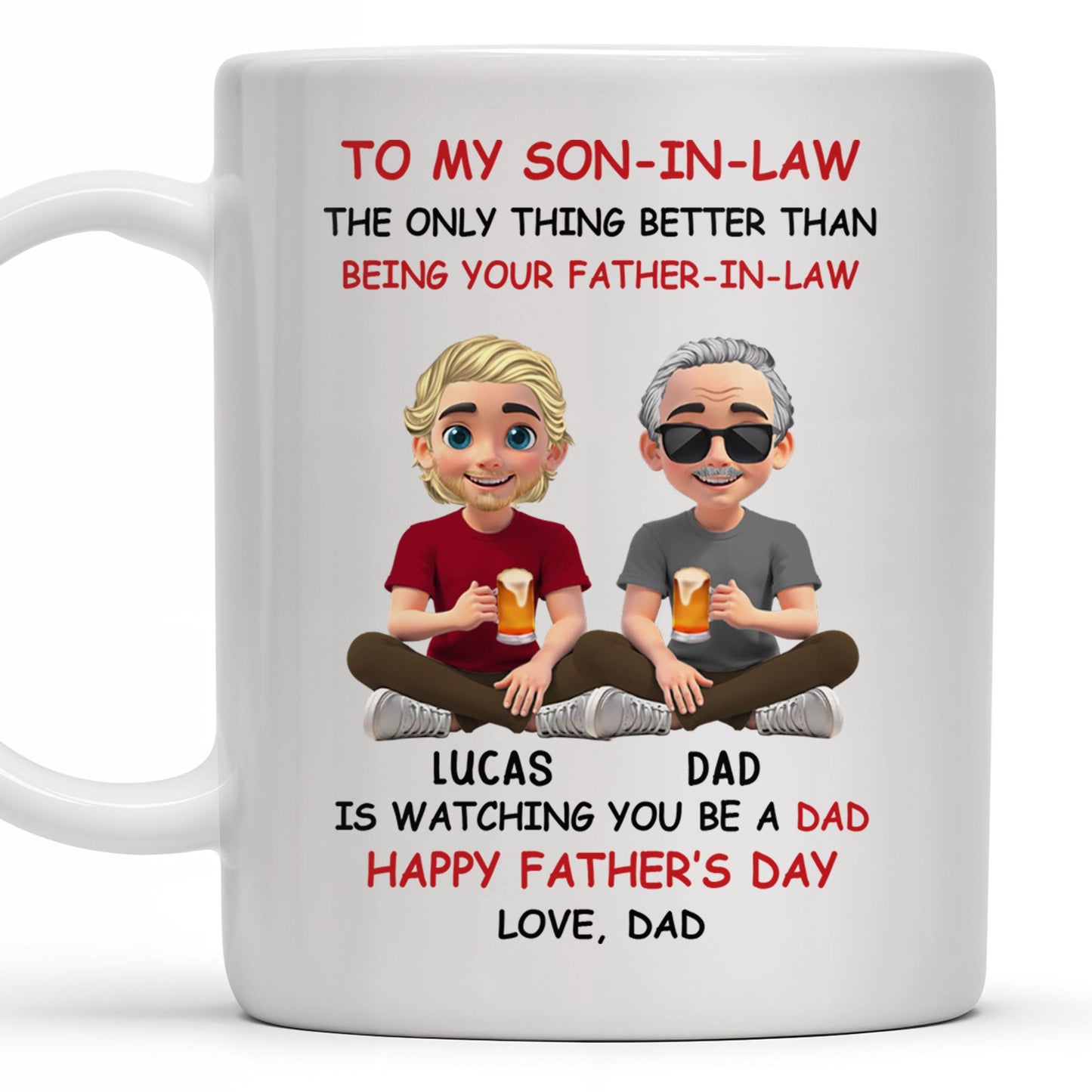 To My Son-In-Law, The Only Thing Better Than Being Your Father-In-Law, Cartoon Characters