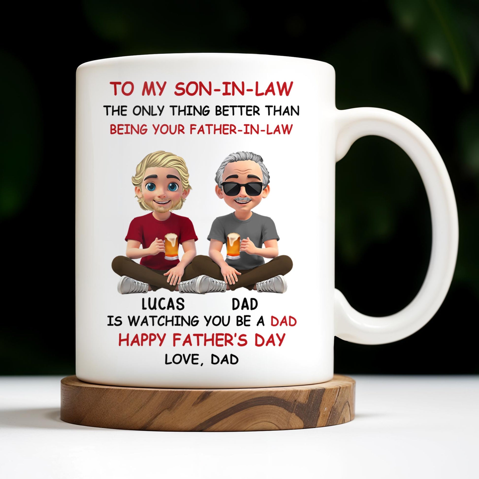 To My Son-In-Law, The Only Thing Better Than Being Your Father-In-Law, Cartoon Characters