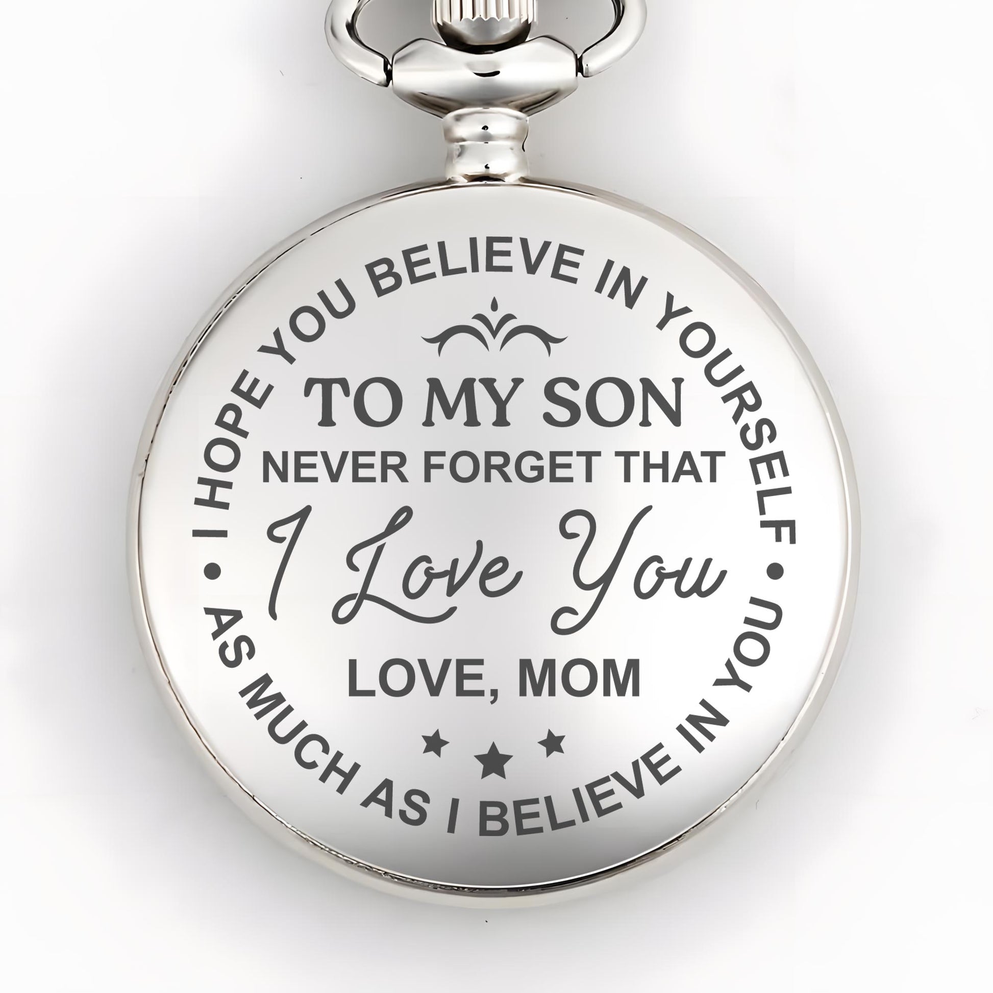 To My Son Never Forget That I Love You Stars Design