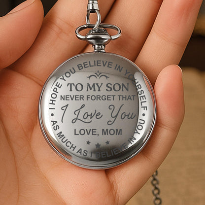 To My Son Never Forget That I Love You Stars Design