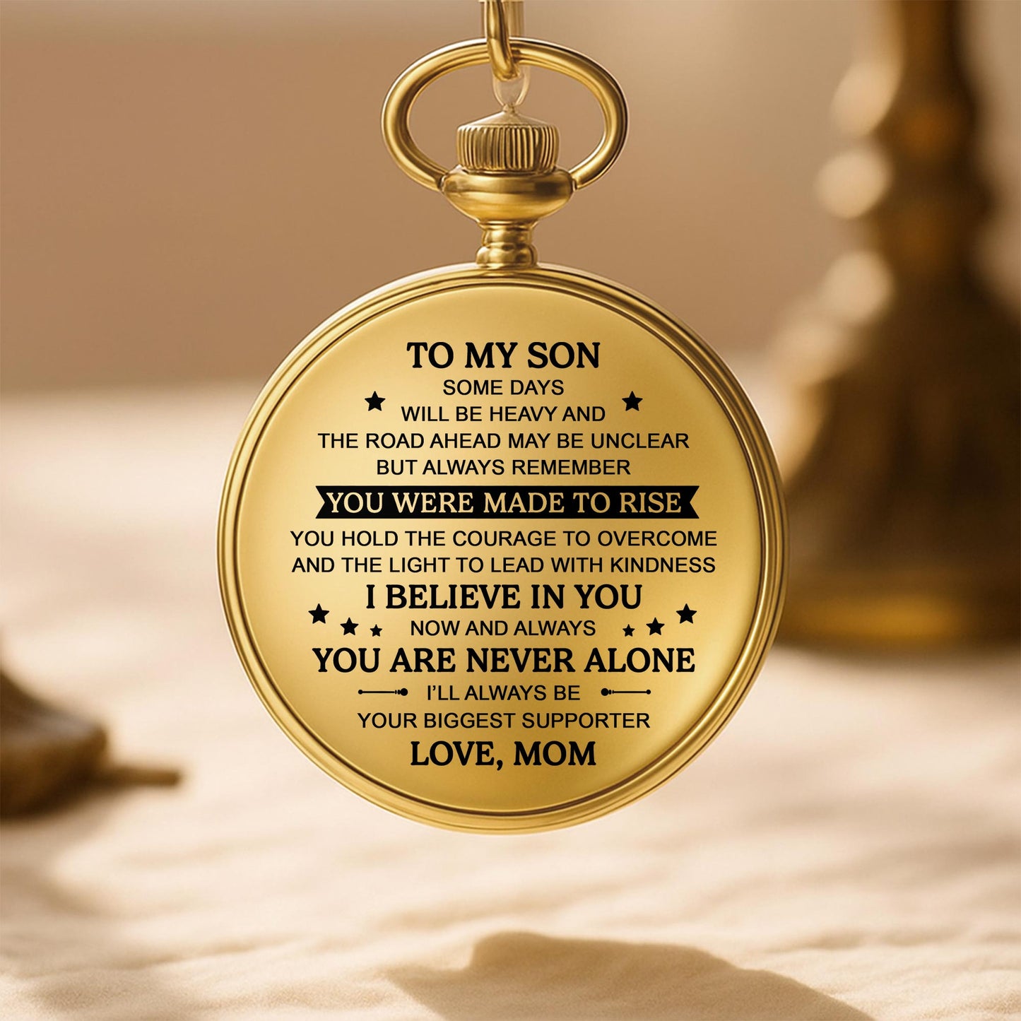 To My Son Some Days Will Be Heavy Stars And Banner