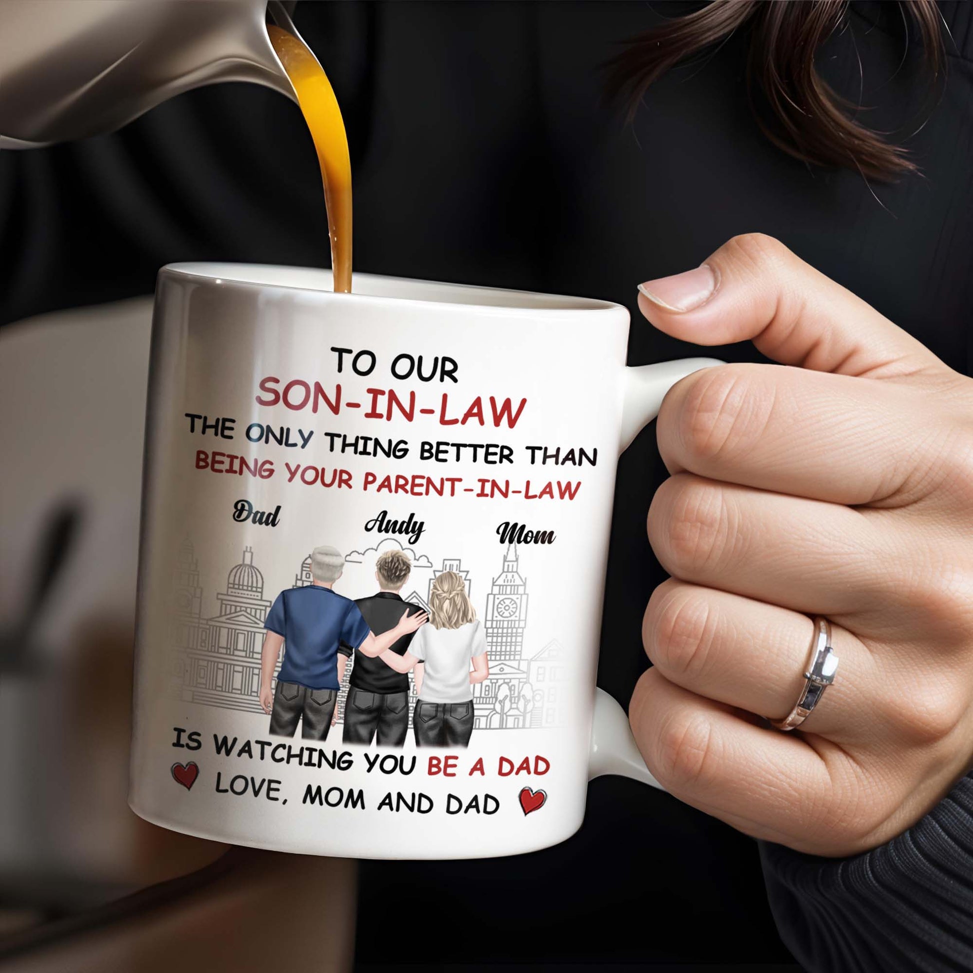 To Our Son-In-Law, The Only Thing Better Than Being Your Parent-In-Law, Family and Cityscape