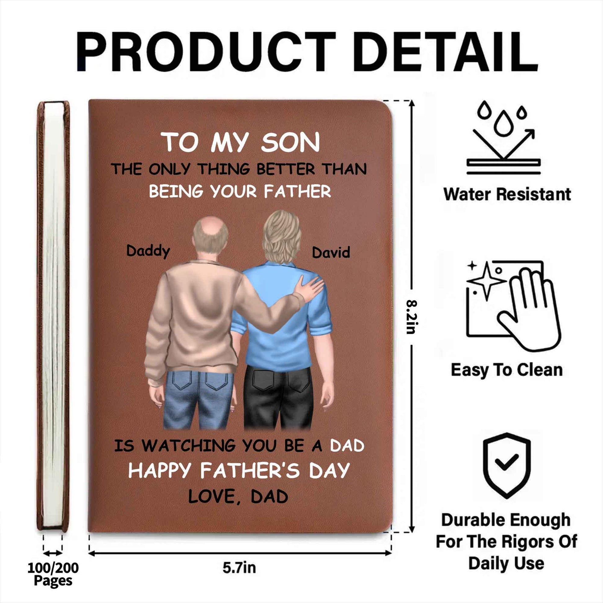 Watching You Be A Dad, Father And Son Standing Together