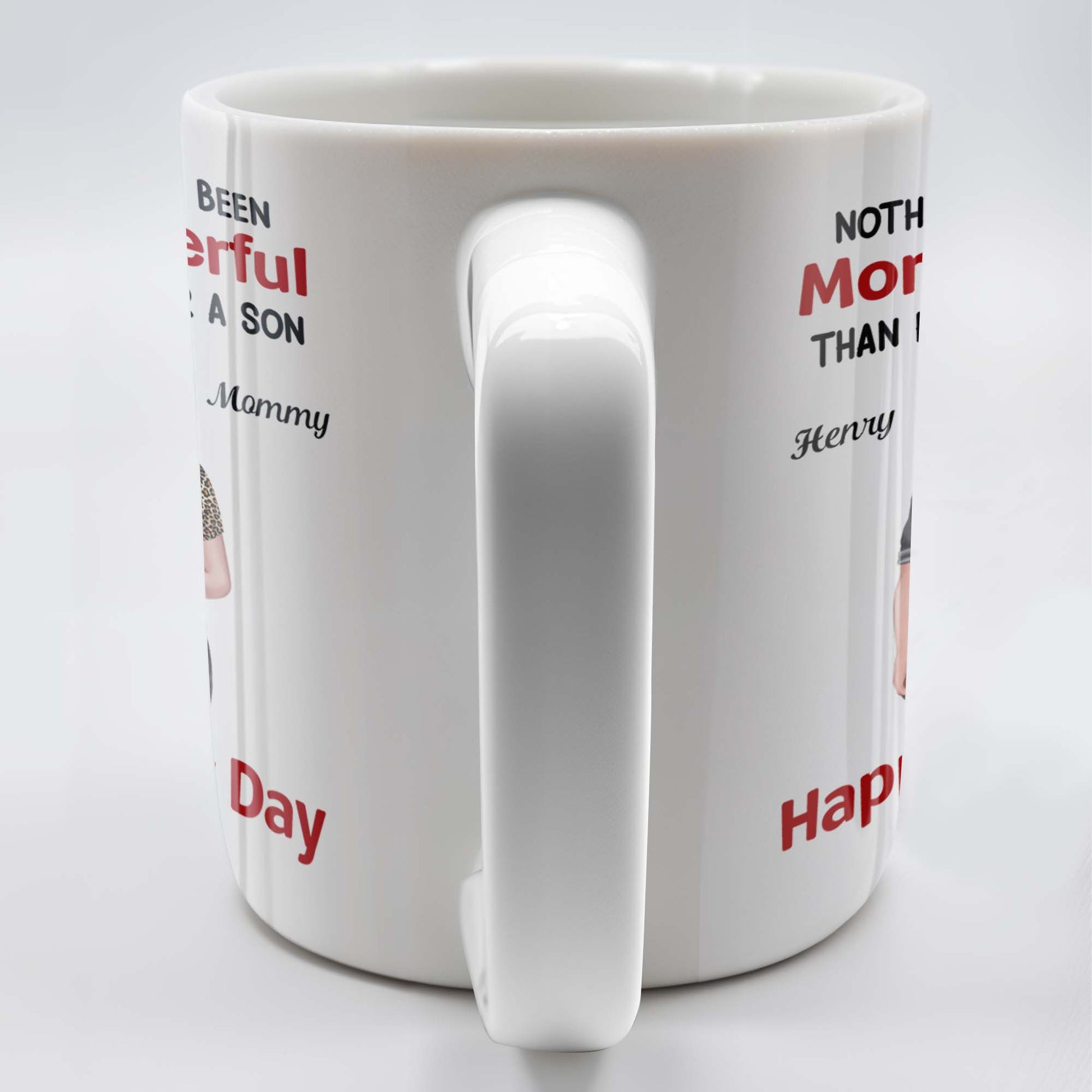 Nothing In Life Has Been More Wonderful Than Having You For A Son, Back View of Mother and Son