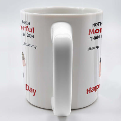 Nothing In Life Has Been More Wonderful Than Having You For A Son, Back View of Mother and Son