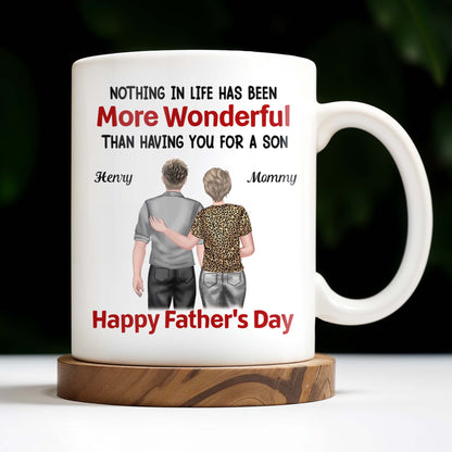 Nothing In Life Has Been More Wonderful Than Having You For A Son, Back View of Mother and Son