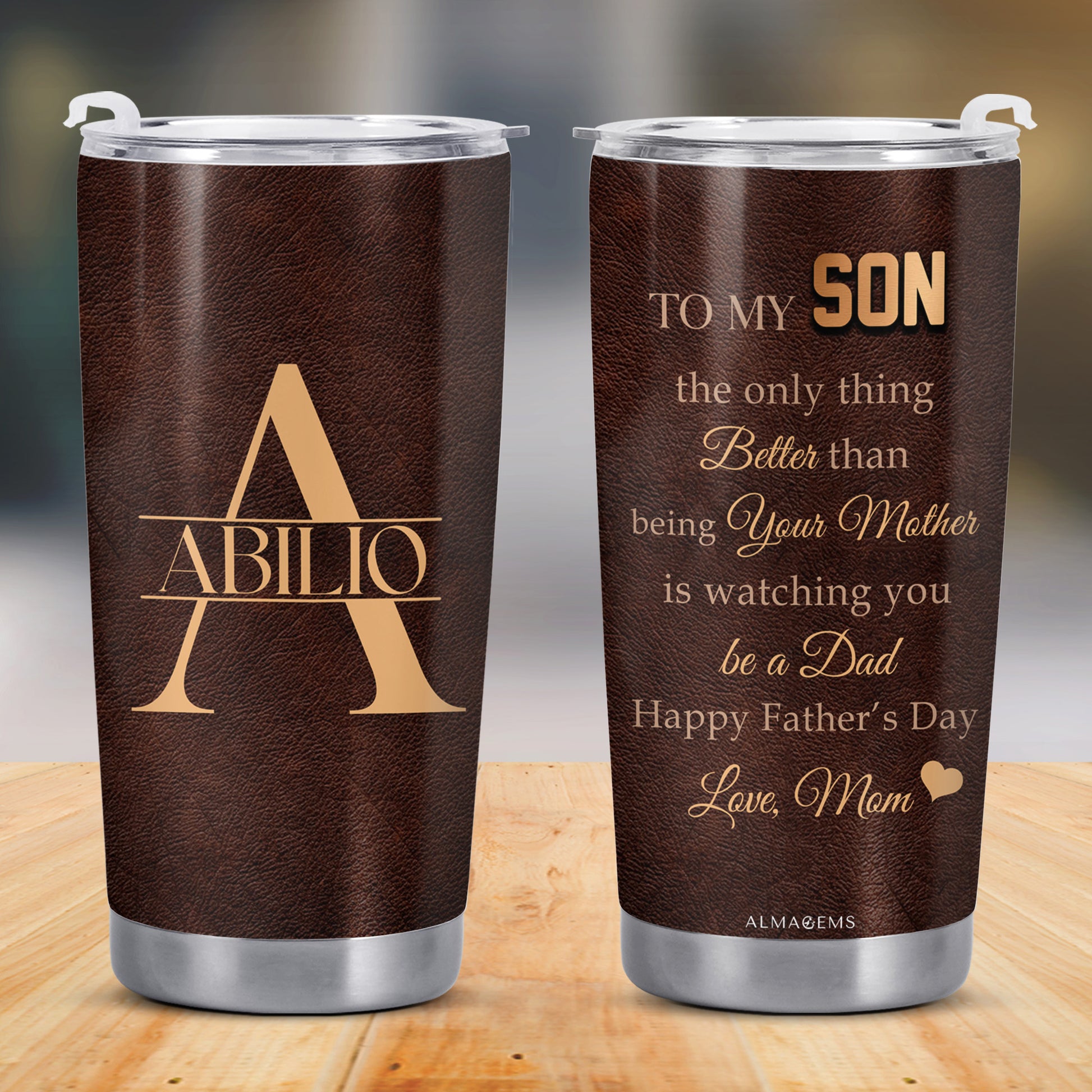 To My Son, The Only Thing Better Than Being Your Mother, Leather Texture and Heart