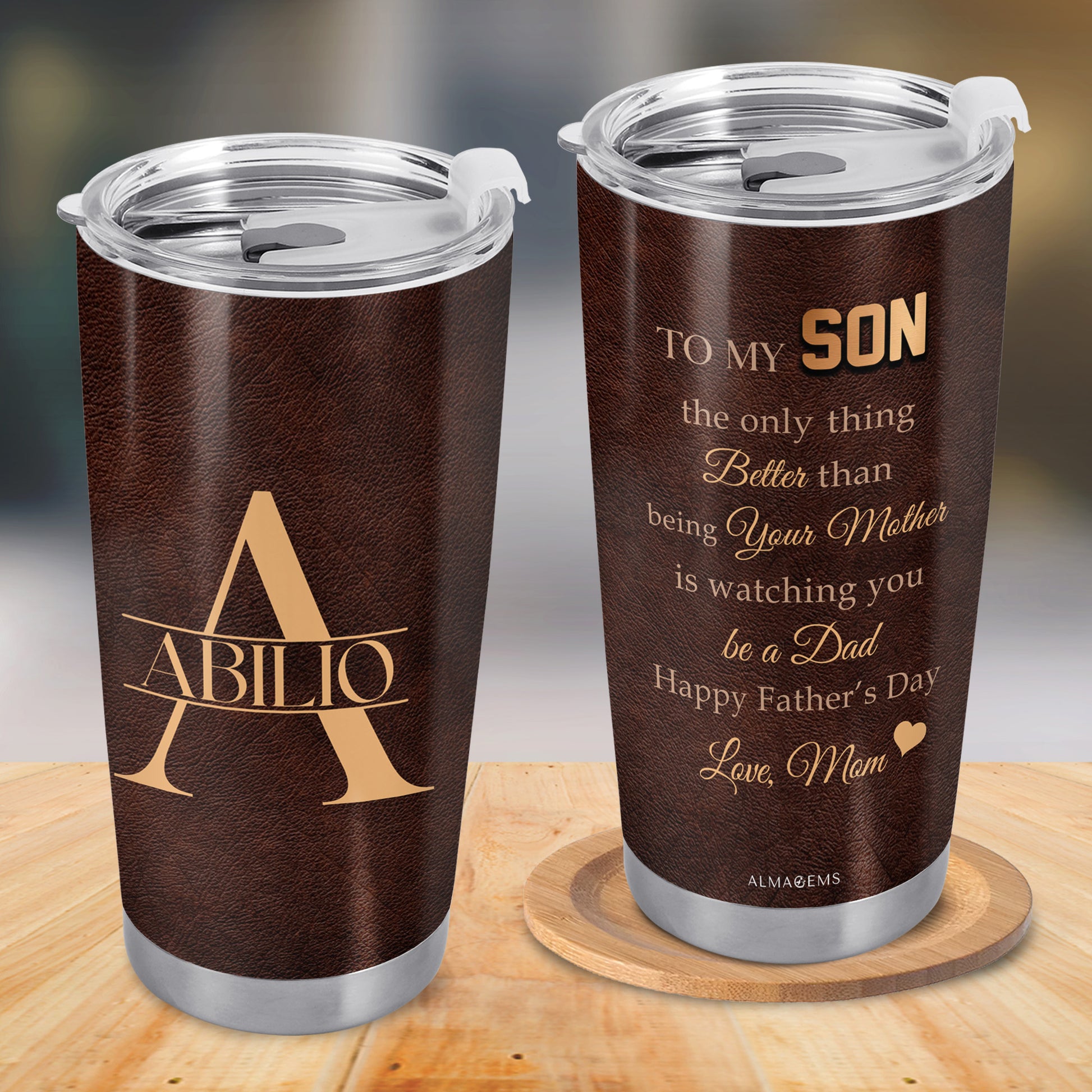 To My Son, The Only Thing Better Than Being Your Mother, Leather Texture and Heart