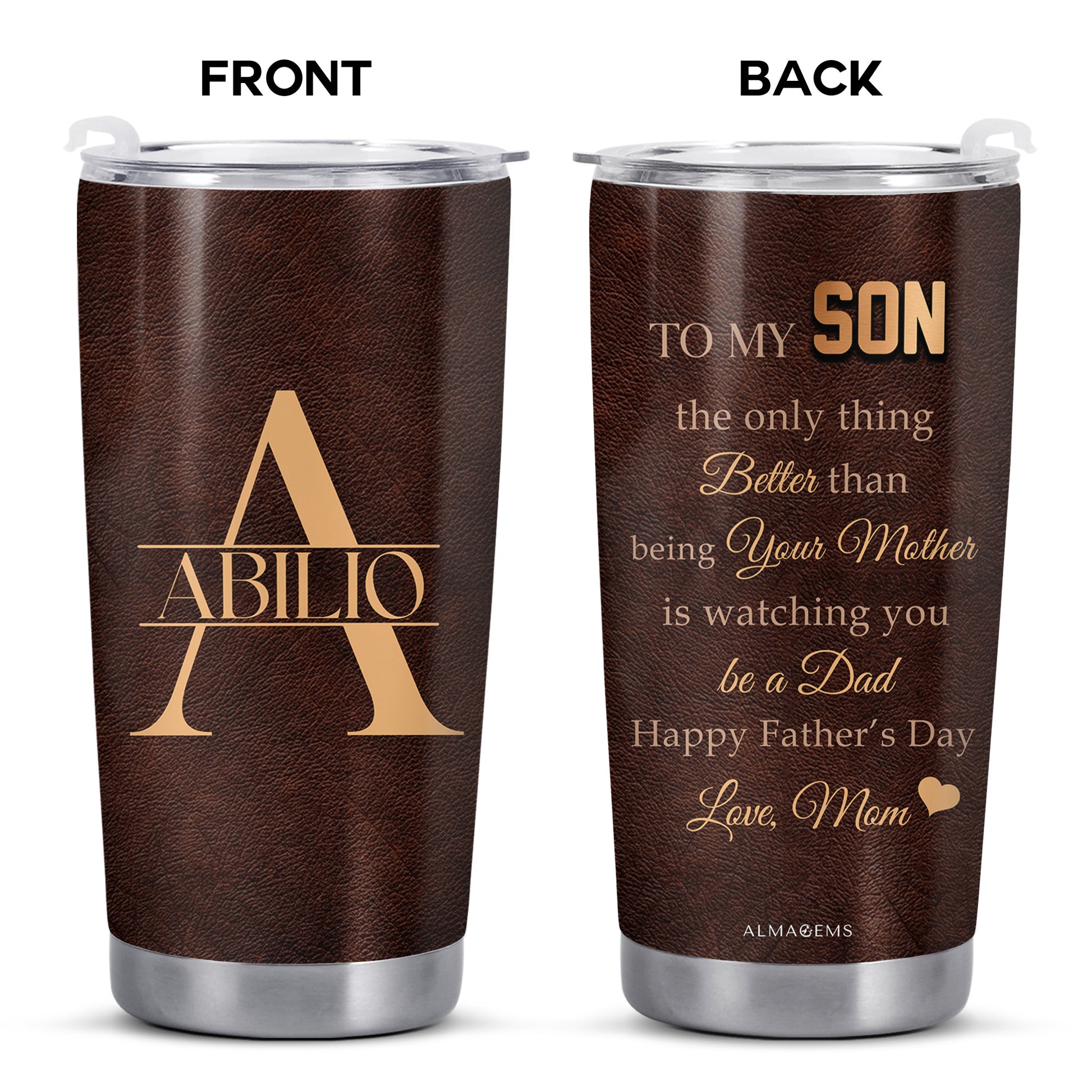 To My Son, The Only Thing Better Than Being Your Mother, Leather Texture and Heart