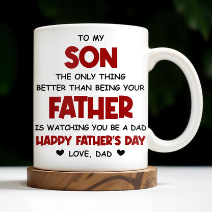 To My Son, Watching You Be A Dad