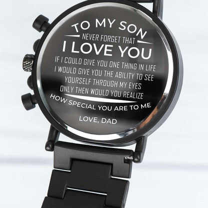 To My Son, Never Forget That I Love You