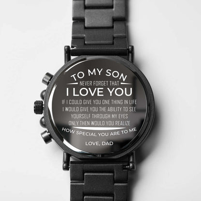 To My Son, Never Forget That I Love You